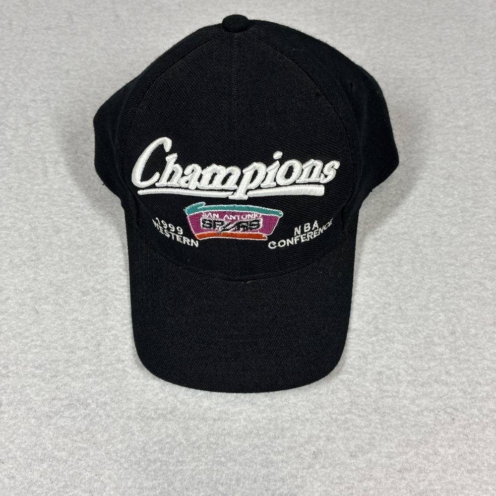 Vintage San Antonio Spurs 1999 NBA Western Conference Champions Sports Cap Hat